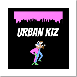 Urban Kiz mit Tanzpaar | Kizomba | Skyline Tarraxinha Posters and Art